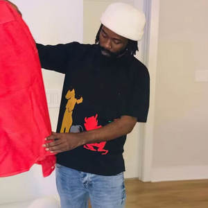 เสื้อยืดพิมพ์ลายพัฟฟ์ 100% ผ้าฝ้าย คุณภาพดี เสื้อยืดพิมพ์ลายพัฟฟ์สำหรับผู้ชายและผู้หญิง คอกลม แห้งเร็ว - Product Image 6