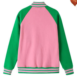 Psi |   Omega |   Chaqueta de Invierno con Cierre de Cremallera y Bordado de Letras de Hermandad, Corte Regular, Satén Transpirable, Forro 100% Poliéster y Algodón - Product Image 3