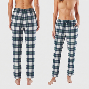 100% Cotton Drawstring Waist <b>Flannel</b> Trouser <b>Pajama</b> Women Night Sleepwear <b>Flannel</b> Pants <b>Ladies</b> Sleep Nightwear <b>Flannel</b> Trouser - Product Image 1