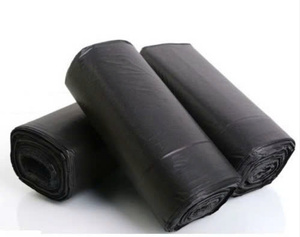 Black Moisture Proof Food Grade Garbage Bags Stand Pouch Roll Flat <b>Pocket</b> Zipper Top Disposable Household <b>Plastic</b> Bag Gravure - Product Image 2