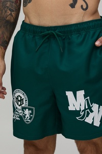 Shorts décontractés personnalisés pour hommes en polyester et coton, imprimés DTF, avec cordon de serrage, logo OEM, vêtements streetwear décontractés d'hiver - Product Image 3