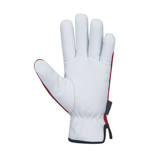 Guantes de trabajo de cuero de seguridad con logotipo personalizado a bajo precio, con pantalla táctil y protección contra impactos TPR, guantes de seguridad de dedo completo. - Product Image 2