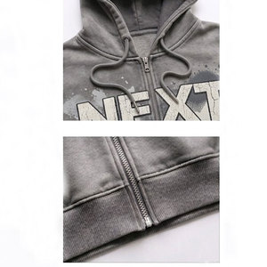 Sudadera con Capucha de Primera Calidad para Hombre, Estilo Urbano Hip Pop, Lisa, Holgada, para Primavera, Otoño e Invierno, Tallas Grandes - Product Image 5