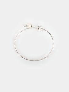 A Cozy Shell-Ter <b>Bracelet</b> in 925 <b>Silver</b> Minimalist 925 <b>Silver</b> <b>Cuff</b> <b>Bracelet</b> With Freshwater Pearl Claw Setting Women's Everyday - Product Image 3