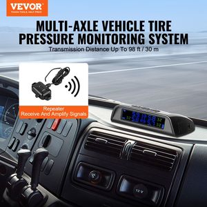 Universal Wireless RV/Car <b>TPMS</b> Alarm System Waterproof 7.3-116 PSI Tire Pressure Monitoring Sensors Set - Product Image 2