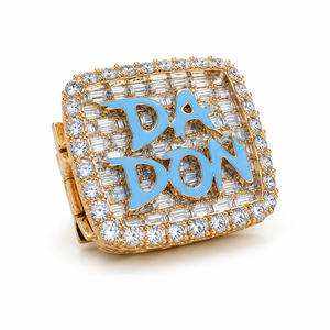 Men's Personalized Religious Hiphop Wedding 925 Silver Iced Custom Initial Letter <b>Name</b> Moissanite Diamond Championship <b>Ring</b> Gift - Product Image 1