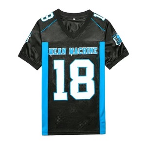 Maillots de sport de football américains personnalisés de qualité supérieure OEM, respirants, en maille, élégants, coupe courte et style boxy - Product Image 2