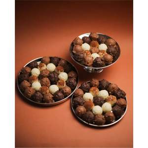 Luxury Metal Chocolate <b>Box</b> Tray Quilted Copper Candy Container with Lid Decorative Gourmet <b>Gift</b> Packaging for Wedding & Holiday - Product Image 6