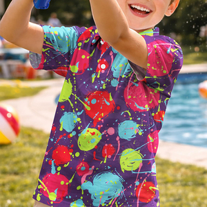 Camisetas de golf de alto rendimiento para jóvenes, de tela elástica, que absorben la humedad y brindan comodidad para la práctica del golf, deportes y actividades diarias. - Product Image 3