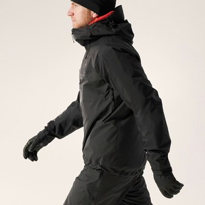 Chaqueta Impermeable Unisex con Capucha, Diseño Color Block en la Parte Delantera, Cierre de Cremallera, Poliéster, Ropa de Invierno para Senderismo, Corte Regular - Product Image 6