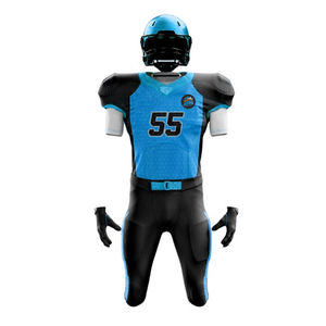Printed Digital Print New Design American Football Uniforms 100% Polyester Breathable Anti-Bacterial Short Sports Team Wear - Product Image 1