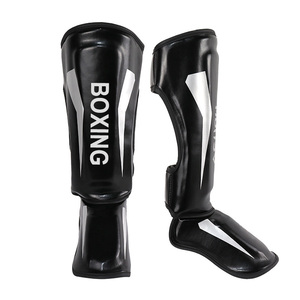 Service OEM, nouvelle conception, protection professionnelle, protège-tibias souples pour les séances d'entraînement sportif, sécurité des entraînements, vêtements de boxe en cuir - Product Image 1