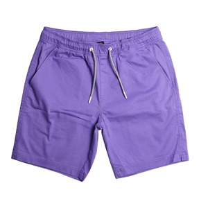 Shorts de bain pour homme en polyester tissé, couleur unie, taille mi-haute, avec cordon de serrage et poches, séchage rapide, style décontracté, couleur turquoise - Product Image 5