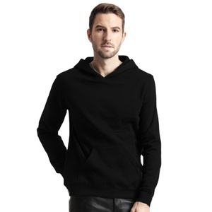 Sweat à capuche à manches longues pour homme, 50 coton, 50 Polyester, imprimé, surdimensionné, noir, vente en gros - Product Image 1