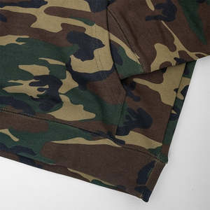 Sudadera con capucha de camuflaje extragrande al por mayor para hombre y mujer, estilo casual, manga larga, algodón grueso, mezcla de algodón básico - Product Image 6