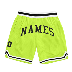 Custom Tackle Twill Embroidery Vintage Men's Basketball Shorts 5 Inch Double <b>Layer</b> Mesh Basketball Wear Shorts Sportwear - Product Image 1