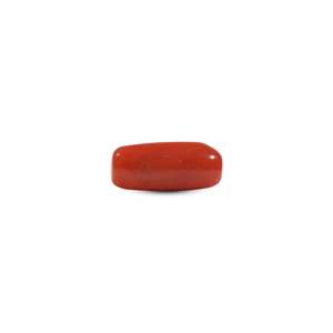 Premium 6.7 Carat Natural Red Coral Oval Cabochon Loose Gemstone for Fine Jewelry - Product Image 2