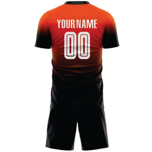 Uniforme de Fútbol Elegante para Hombre, Camiseta y Pantalones Cortos de Fútbol con Diseño Sublimado, Ropa Deportiva - Product Image 3