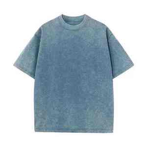 Nouveauté : T-shirt vintage personnalisé pour homme en coton, effet délavé, poids lourd, disponible dans toutes les couleurs - Product Image 6