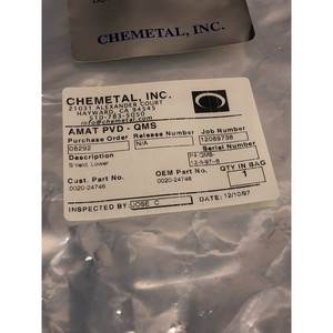 AMAT 0020-24746 Shield Lower High Cond 101 AL 8" - Equipo y piezas de semiconductores de confianza de la marca global Legacy - Product Image 1