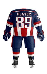 Custom Made Breathable Lightweight ice hockey jersey Polyester Sublimated Team Wear Uniform - Product Image 5