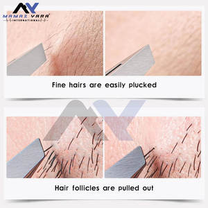 แหนบถอนขนคิ้วสำหรับผู้หญิง แหนบความแม่นยำสูงที่ดีที่สุดสำหรับผู้ชาย แหนบถอนขนคางแบบมืออาชีพสำหรับกำจัดขนบนใบหน้า - Product Image 2