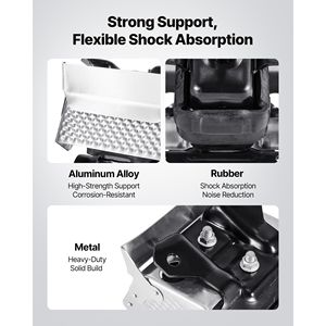 Kit di sostituzione supporti motore compatibile con Chevrolet Silverado 1500 5.3L V8 2007-2013, set da 2, OE #   A5365 A5 Incluso - Product Image 5