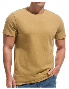 Camiseta Formal de Algodón 100% para Hombre, Unisex, Corte Holgado, Cuello Redondo, Manga Corta, con Logotipo Frontal, Tejido Transpirable Anti-Pilling - Product Image 3