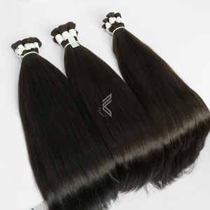 มัดผมอินเดียแบบนุ่มสไตล์ Fumi ผมตรงสีดำบริสุทธิ์สำหรับร้านเสริมสวย - Product Image 3