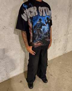 T-shirt blanc surdimensionné personnalisé OEM pour homme, 100 % coton, manches courtes - Product Image 1