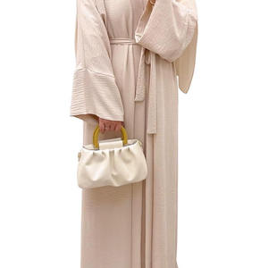 Nuevo Modelo de Abaya Pakistaní al por Mayor, Vestido Kaftan Musulmán Abierto para Mujer, Secado Rápido, Precio Razonable - Product Image 5