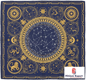 Collection en Gros de Foulards Carrés Imprimés Effet Soie, Design Personnalisé de Qualité Supérieure, pour Hijab et Châle de Cou Tendance - Product Image 6