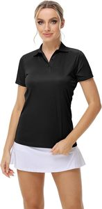 <b>Women's</b> Black Short Sleeve for Shirt Solid Breathable Knitted Jersey Polyester <b>Compressed</b> Casual Sport <b>Top</b> - Product Image 3