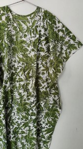 Elegant Luxury Style Summer Dress Hand Block Print Cotton Print Kaftan Plus Size Lightweight Printed Summer Cover-<b>Up</b> Dress - Product Image 4