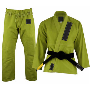 ชุด BJJ GI สำหรับผู้ชายชุดกิโมโน Jitsu ฟูจิตสึระบายอากาศได้ทำจากผ้าฝ้าย - Product Image 1