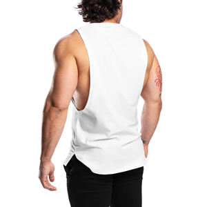 Débardeur de sport personnalisé pour hommes, vente en gros, sans manches, pour musculation, entraînement, fitness, sport - Product Image 3