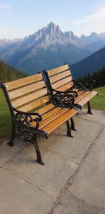 Ornate Foliage Aluminum Bench Leg Cast Iron Garden Seat Side Panel Luxury Villa Patio Furniture <b>Frame</b> Embossed Park Handrails - Product Image 1
