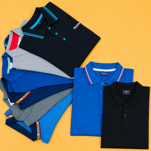 Polos de Algodón Piqué para Hombre al por Mayor, Manga Corta, Logotipo Bordado Personalizado, Corte Ajustado, Polos Casuales Corporativos para Unisex, Polos OEM - Product Image 5