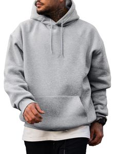 Custom logo <b>Men</b> Hoodies Unisex High Quality Anti-shrink Heavyweight Oversize Streetwear <b>Pullover</b> Stringless Hoodie Cotton Fleece - Product Image 2