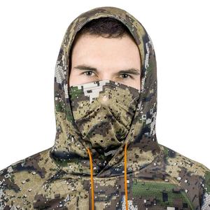 Sudadera con Capucha de Camuflaje para Caza, Camiseta Transpirable de Secado Rápido para Hombre con Máscara Integrada para Tiro con Arco y Deportes al Aire Libre - Product Image 5