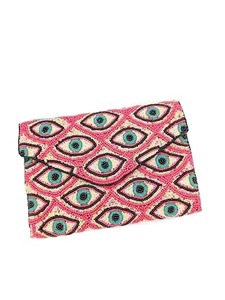 Bolso de hombro con cuentas de flores bordadas con cuentas de nuevo diseño de lujo con trabajo hecho a mano de alta calidad y toque personalizado de La India - Product Image 3