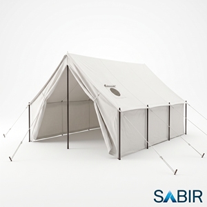 Tente murale en toile de camping extérieure sur mesure 10'x14' et 10'x16' avec cheminée, automatique quatre saisons, pour le marché des États-Unis et du Canada - Product Image 1