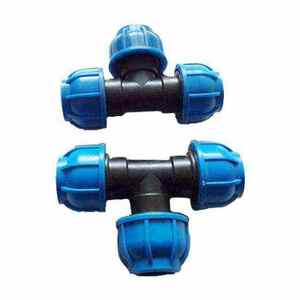 ข้อต่ออัด HDPE สำหรับท่อ PP ขนาด DN63 ถึง 110 มม. เพื่อการเชื่อมต่อที่รวดเร็วและทนทานในระบบน้ำหยดและการชลประทานทางการเกษตร - Product Image 4