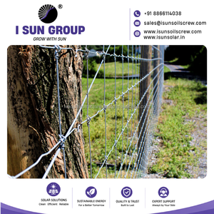 Malla de Alambre Galvanizado para Cercas de Campo, con Nudos Fijos, para Protección de Perímetros Agrícolas, Ganado y Pastizales - Product Image 2