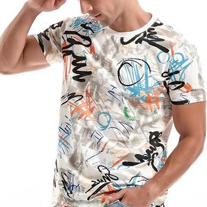 Camiseta de Hombre 100% Algodón con Logotipo Personalizado OEM, Último Modelo a Bajo Precio, Impresión de Alta Calidad, Ecológica, Transpirable, Tallas Grandes para Adultos - Product Image 3