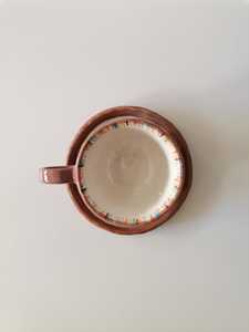 Vintage Japanese Bohemian Light Luxury Retro Ceramic Coffee <b>Cup</b> and Saucer Set with Handle Exquisite High-End Export By UO INDIA - Product Image 2