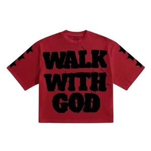Mens Custom <b>White</b> Graphic T Shirt Oversized Streetwear Bold Typography Print Short Sleeve Casual <b>Tee</b> - Product Image 5