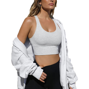Soutien-gorge de sport rembourré à dos croisé, confortable, style décontracté, prix usine, grande taille, sans armatures, pour femmes - Product Image 3