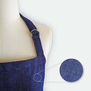 Tablier en toile unisexe réglable, respirant, résistant à l'eau, avec plusieurs poches, pour chef, cuisine, jardinage, personnalisable - Product Image 3