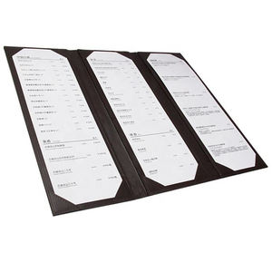 Venta Exclusiva de Porta Menús de Cuero PU de Estilo Único y Calidad Inigualable para Restaurantes, Bares y Hoteles - Product Image 1